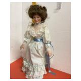 Sandra Kuck Porcelain Doll # 8881H & Stand