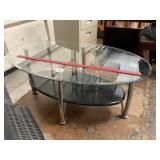 Metal & Glass Coffee Table
