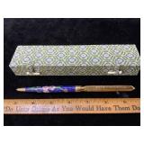 Vintage Cloisonne Ballpoint Pen & Box