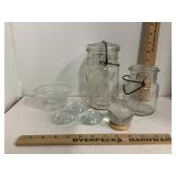 Glass Candle Holders & Ball Jars