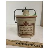 Vtg Stoneware Old Fashioned Sourdough Starter