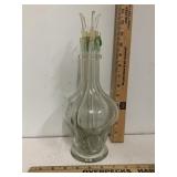 Vintage French Fait Main 4 Chamber Decanter
