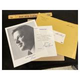 Sen Frank Church Autographed Photo & Note