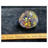 Hand Blown Art Glass Paperweight