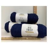 Big Twist Twinkle Yarn Sapphire Yarn 3 Skeins