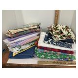 Fabric Scrap Lot Patterns & Solids