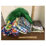 Fabric Scraps & Yardage In Storage Bin