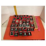Hallmark Keepsake & Avon Mini Ornaments In Boxes