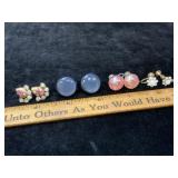 Amco 1/20 12K GF Marked & Other Screwback Earrings