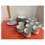Johann Haviland 'Forever Spring'  Cups  Saucers 12