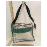 Clear View Large Plastic Bag  with Strap for