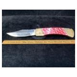 Vtg Folding Pocket Knife 4' Blade Pakistan