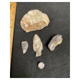 Merkle Arrowhead Raw Geode & Other Minerals