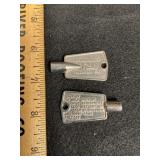 National Lock Deep Freeze Keys
