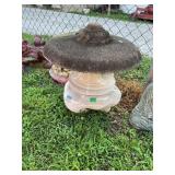 Concrete Japanese Pagoda Lantern