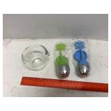 Glass Cup With Spout & Tea Strainers