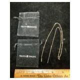 Broken Chain & 2 Holsted Jewelers Bags