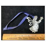Vintage Gloria Duchin 2002 Pewter Angel Ornament