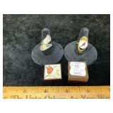 Vintage Rings & Meiï¿½s Earring Box Butterfly