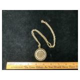 1904 Wheat Penny Pendant Necklace