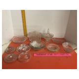 Glass Ashtrays Planter Lids Candy Dish & More