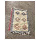 Aztec Type Throw Rug