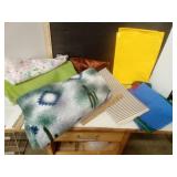 Yellow Vinyl,  Mattress  Covering,  Fleece, G