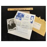 Sen Harrison A Williams Autographed Photo Note &