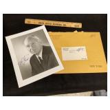 Sen Jacob Javits Autographed Photo