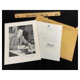 VP Spiro Agnew Photo & Letter