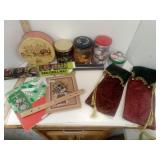 Metal Tins 5-1 is Musical,  BBQ MAT IN BOX,