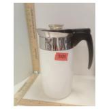 Corningware White Ceramic  Coffee 10 Cup