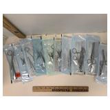 10 Pieces Scissors / Tweezers In Sterile Bags