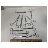 11 Pieces Hemostats & Scissors & More