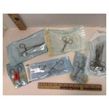 6 Pieces Backhaus Clamps In Sterile Bags