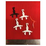 Vtg 1960s Mattel Barbie Doll Clothes Hangers
