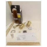 Pro Essentials  Entry Lockset Brass Finish