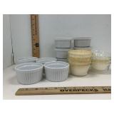 Assorted Glass & Ceramic Ramekins / Dash Bowls