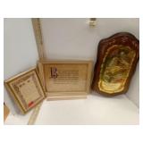 Inspirational Framed Prayers 2  & Plaque W The