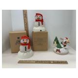 Avon Gift Collection Light Up Snowkids & Needs