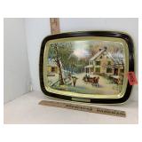 Currier & Ives American Homestead Winter Tray