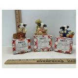 Enesco Moo Moos Figures 257567L 142840L 142832L