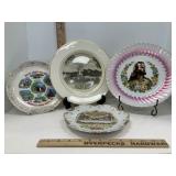 Indiana Sights & Jesus Plates Gold Trimmed