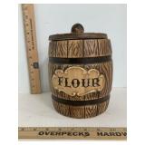 Flour Crock Barrel Themed