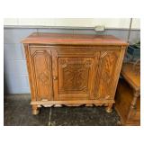 Beautiful Carved Oak Cabinet