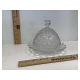 Fostoria ? Glass Butter Dish