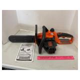Black & Decker Cordless Chainsaw No Battery