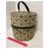 1950ï¿½s 60ï¿½s Hat & Wig Travel Bag Has Stain