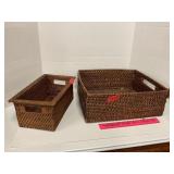 Rattan Storage Baskets