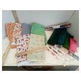Assorted Cotton Material  Remnants, Felt &